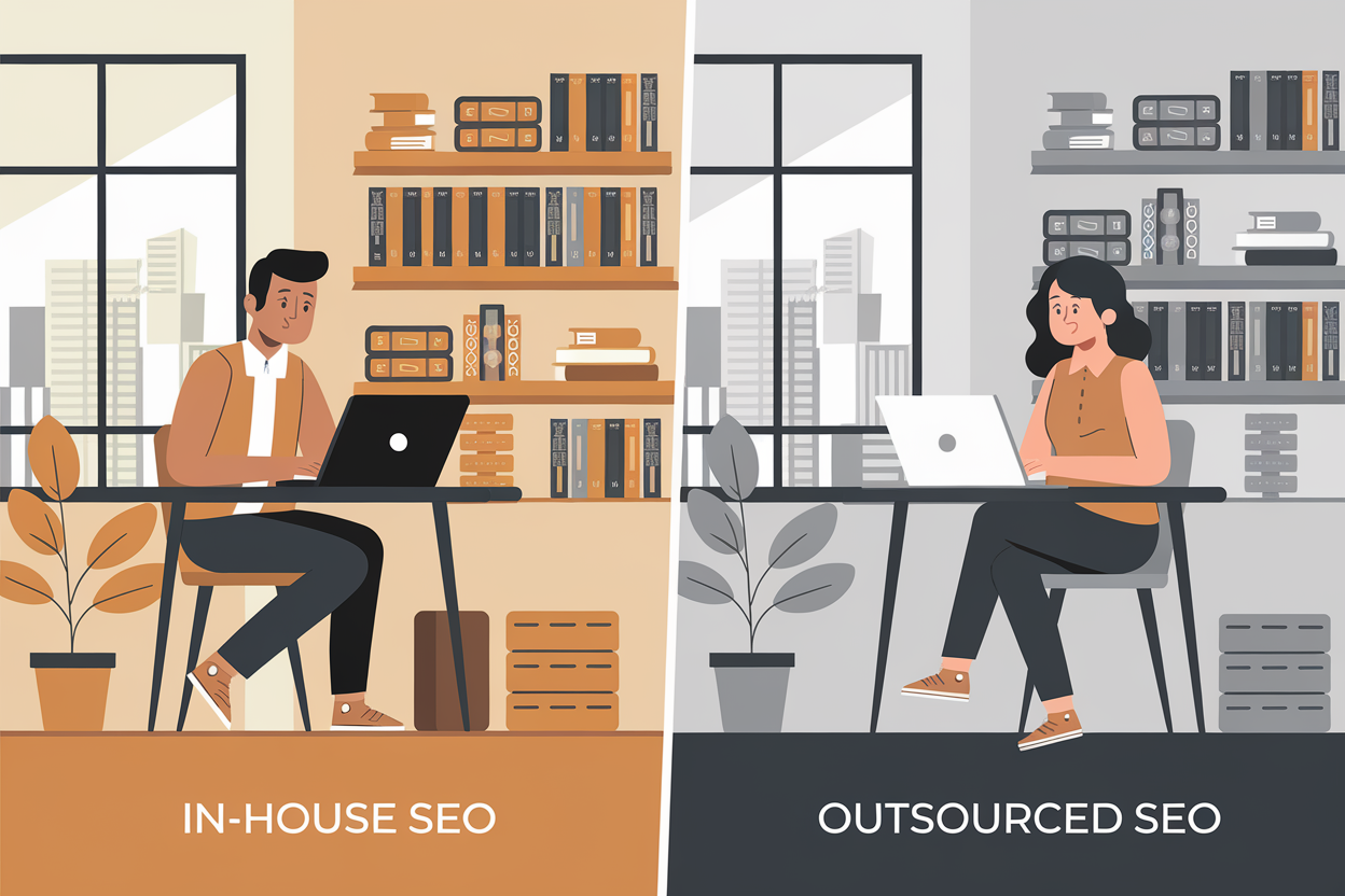 in-house seo vs outsourcing